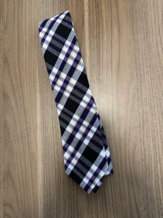 Girls Arlington Plaid neck tie 48"